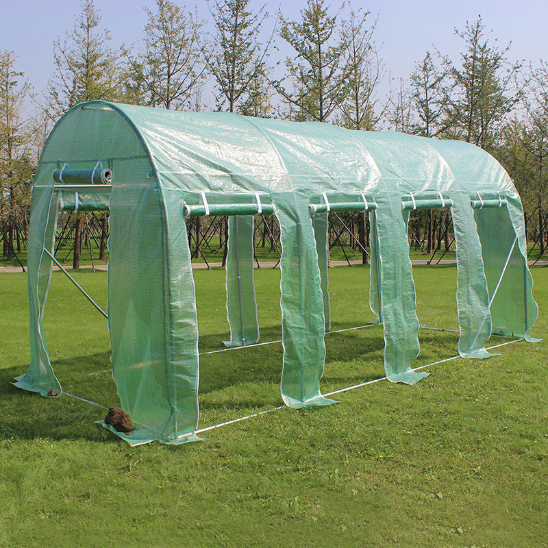 Cubierta de plástico para plantas de invernadero, cubierta de polietileno  transparente, preservación del calor, invernadero, personalizable (color